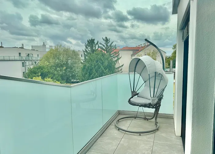 Apartamento Luxury Rooftop With Balcony - 15 Min To Center Viena